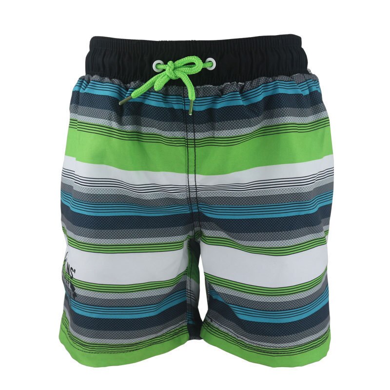 Peuter Baby Jongens Casual Zomer Strand Shorts Kinderen Elastische Taille Gestreepte Print Hoge Taille Losse Shorts Strand Wear1-8Y: 128