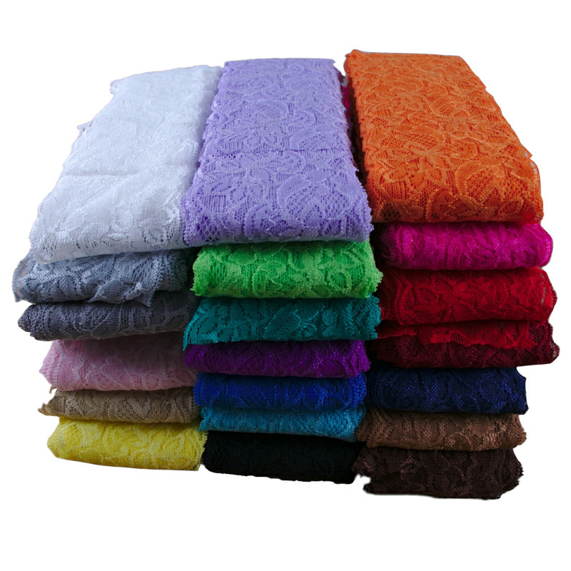 8 cm spandex elastische rekbare kanten rand doe-het-zelf ambachten stof voor jurk ondergoed lingerie shorts kleding decoratie kant lint