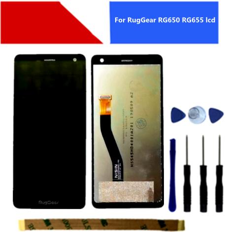 Per RugGear RG650 RG655 Display Lcd sensore Touch Screen pannello sostituzione vetro Digitizer Assembly completo