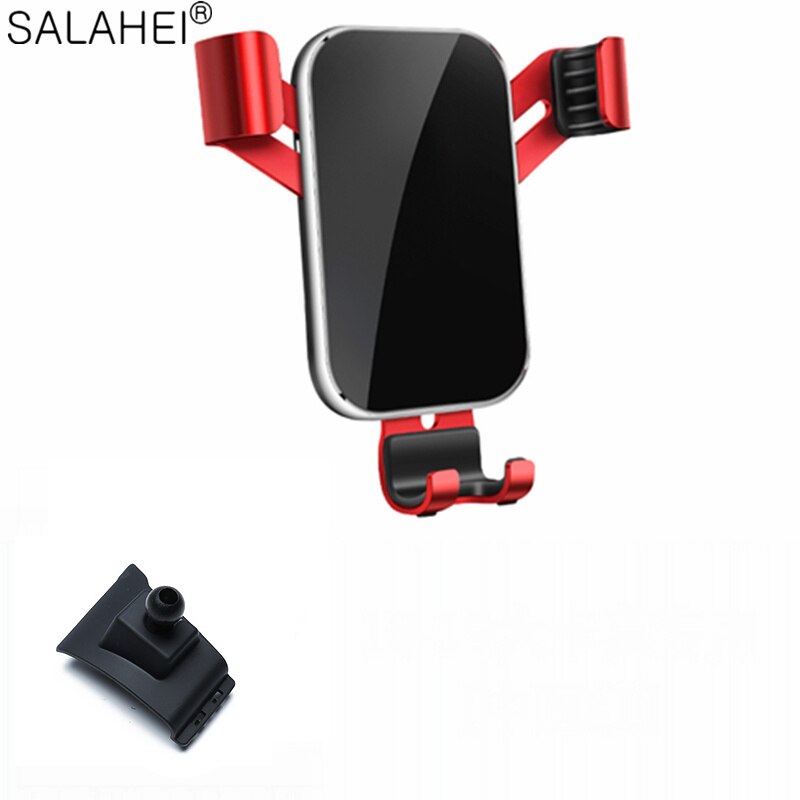 Auto Car Smart Cell Hand Phone Holder Air Vent Cradles Mounts Stand For Nissan Patrol Y62 Armada Car Accessories: Red