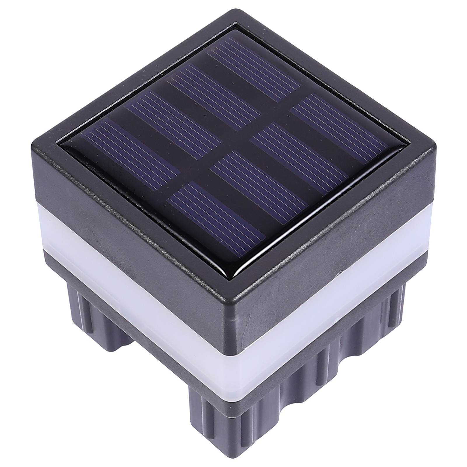 Lampa solarna słupkowa, zasilana energią słoneczną, zewnętrzna, wodoodporna, oświetlenie ogrodzenia, dekoracja ogrodowa, trwała, bezpieczna, łatwa instalacja.