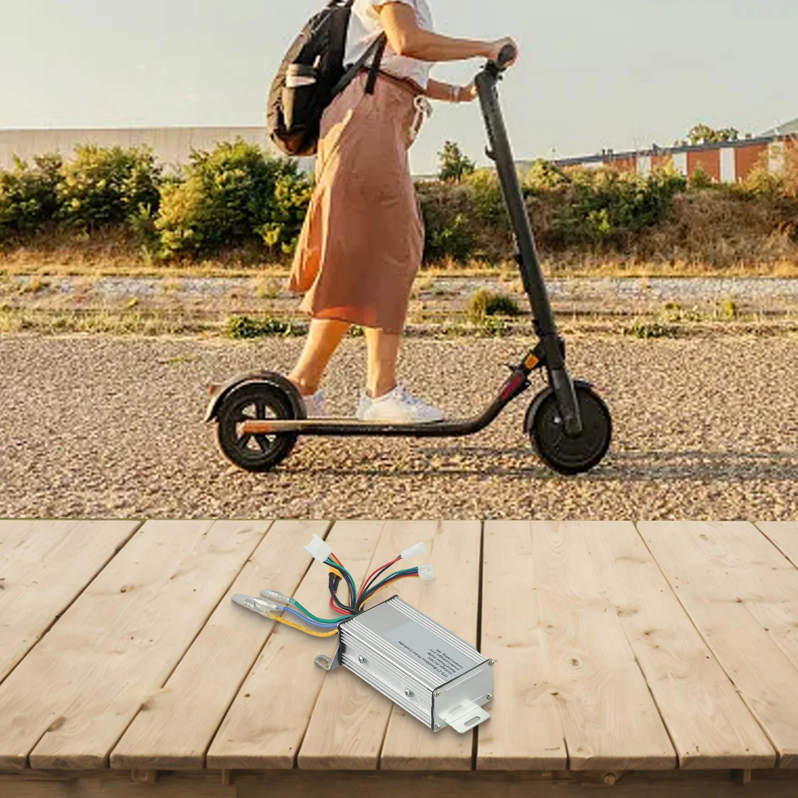 Controlador de 36V, 350W, 15A, tablero, acelerador, traje para patinete eléctrico de 8,5 pulgadas, piezas de repuesto para patinete eléctrico