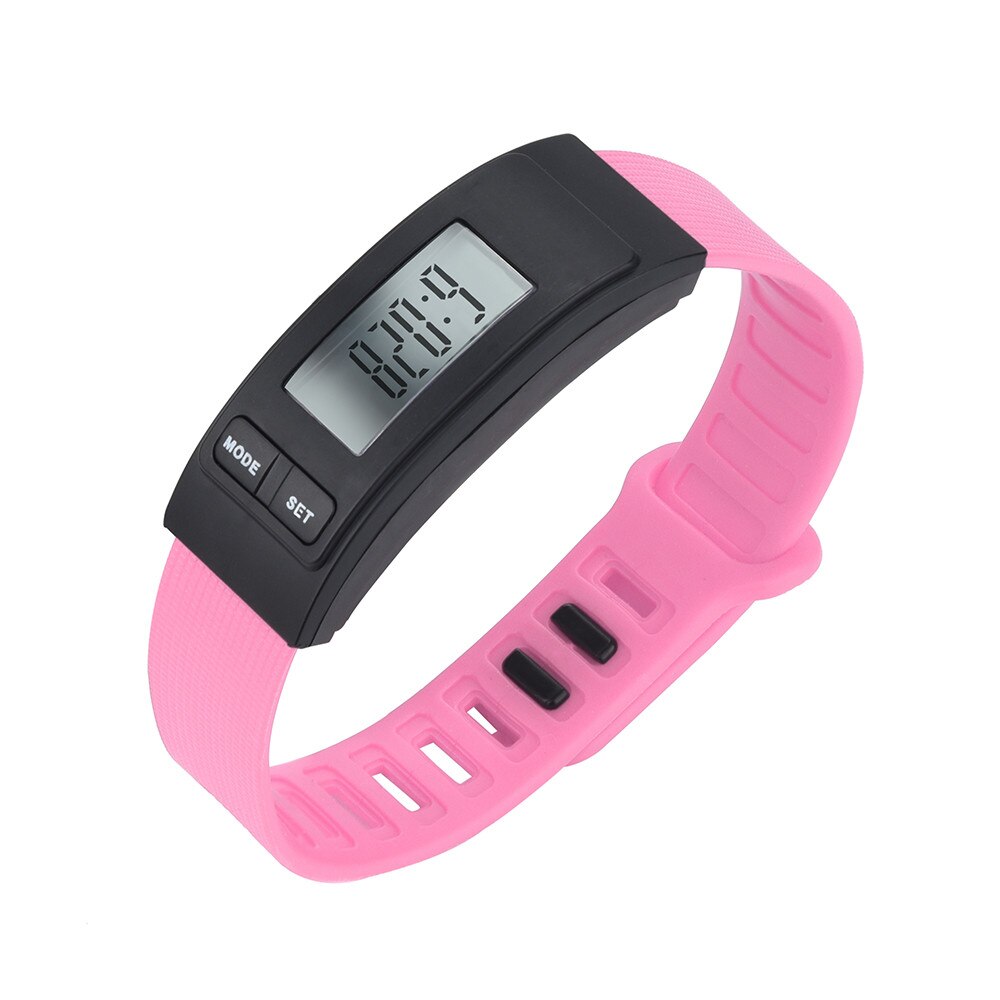 Digitaal horloge heren hardlopen stappenteller armband stappenteller calorieënteller digitaal lcd loopafstand 0619