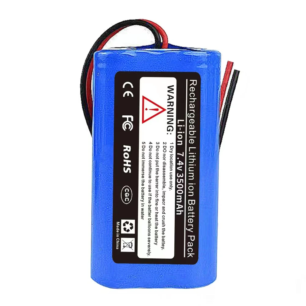 Akumulator litowo-jonowy 18650 7,4 V 3500 mAh z płytką zabezpieczającą PCB