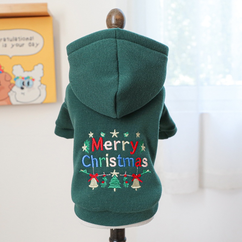 Pet Dog Clothes for Small Medium Dogs Winter Warm Dog Hoodie Letter Print Puppy Pullover Pet Sweatshirt Bichon Frise Dog Clothes: XL / Blue