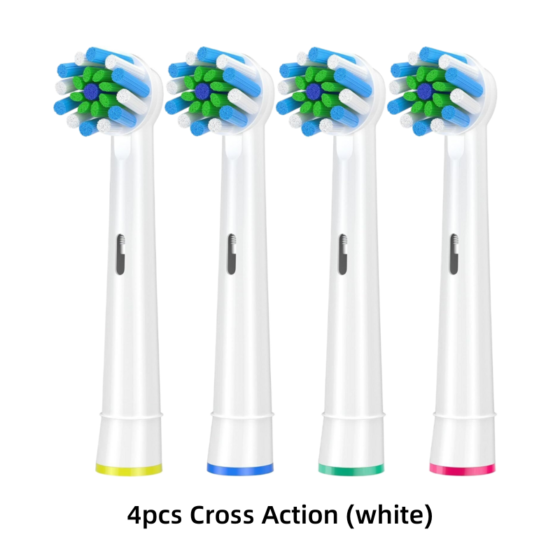 Black EB50 Brush Heads Cross Action 16 Degree Angle Spare Dental Nozzles for Oral B Electric Toothbrush D12/D16/DB4010/DB4510: Ivory