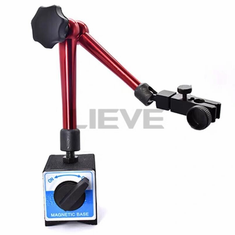Dial Indicator +big universal Magnetic Stand Base Holder 0.8mm Dial /10MM dial Test Comparator For Equipment Calibration: big base