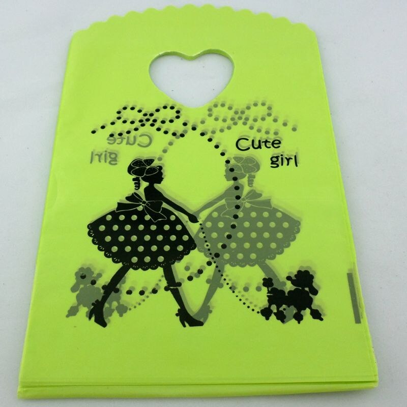 Bolsas pequenas de plástico, estilos bonitos de 13x20cm, joias para presente de aniversário e casamento: 10
