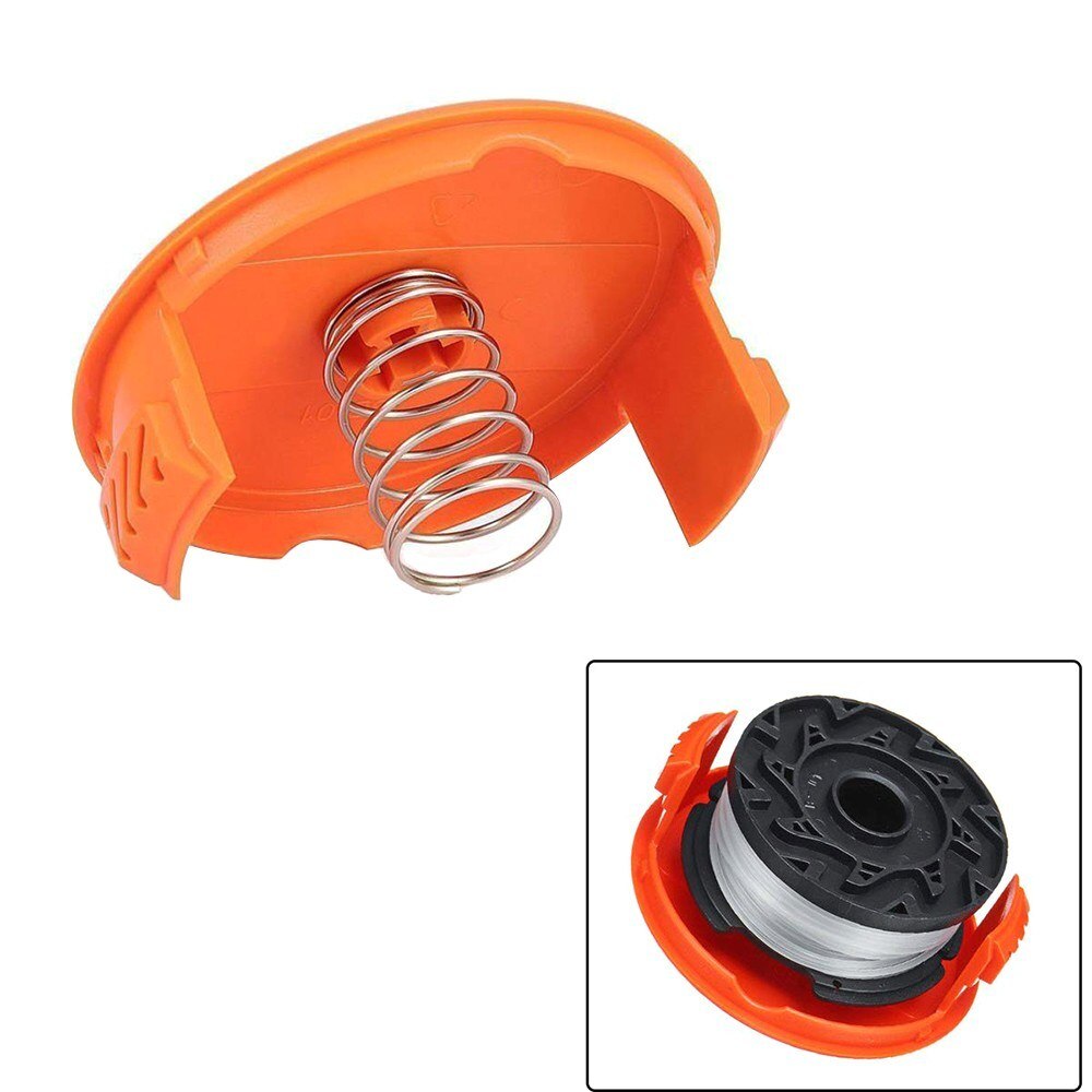 RC-100-P Replacement Spool Cap Spring Fit For Black Decker AFS Trimmer 3 Pcs