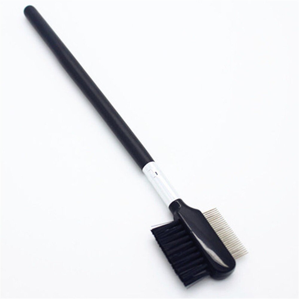 1Pcs Wenkbrauw Wimper Dual-Kam Extension Borstel Kam Populaire Beauty Cosmetische Make-Up Tool