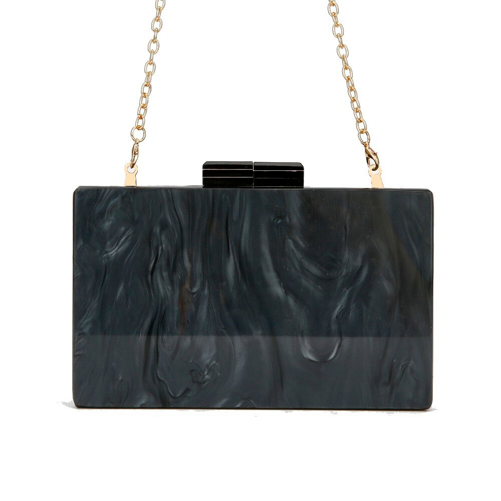 Naakt Gold Glitter Zwarte Parel Gestreepte Geometrische Acryl Clutch Vrouwen Schouder Messenger Avond Zomer Strand Flap Acryl Zak