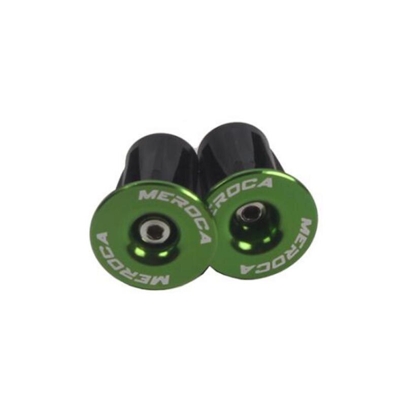 Fiets Stuur Plug End Cap Aluminium Handvat Plug Mtb Fiets Grip Stuur Plug Bike Stuur Onderdelen Accessoires: green