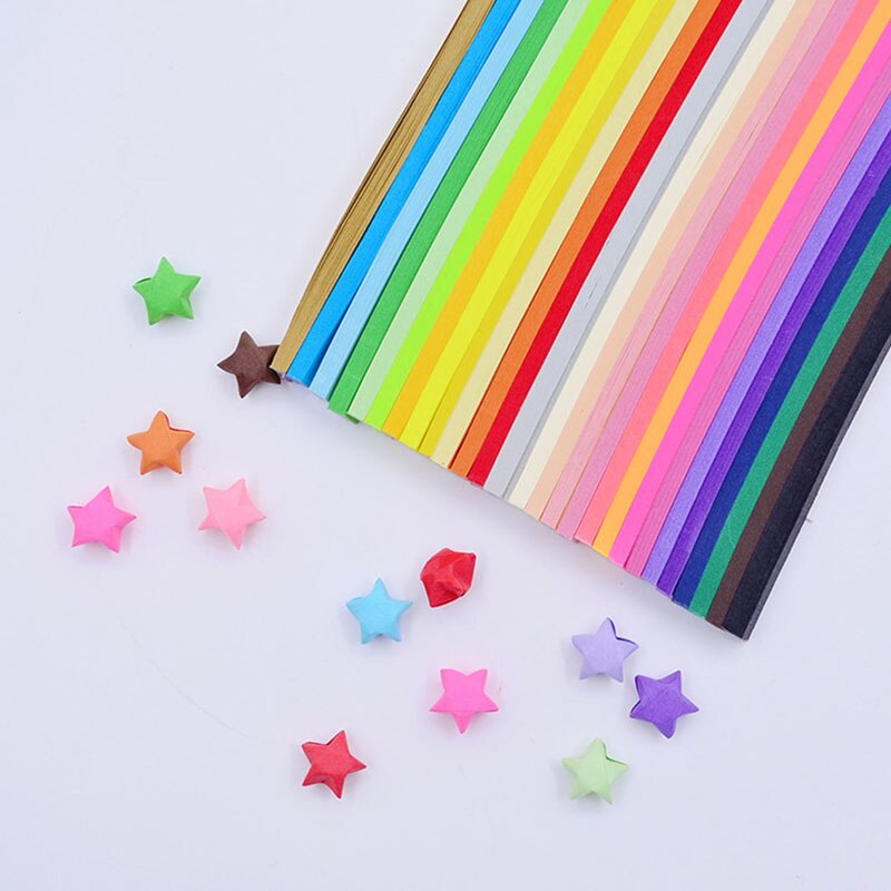5/7/10/27 Colors Mixed Color set Paper Craft Folding Lucky Star Origami Paper Handmade Home DIY Cards Crafts Decoration