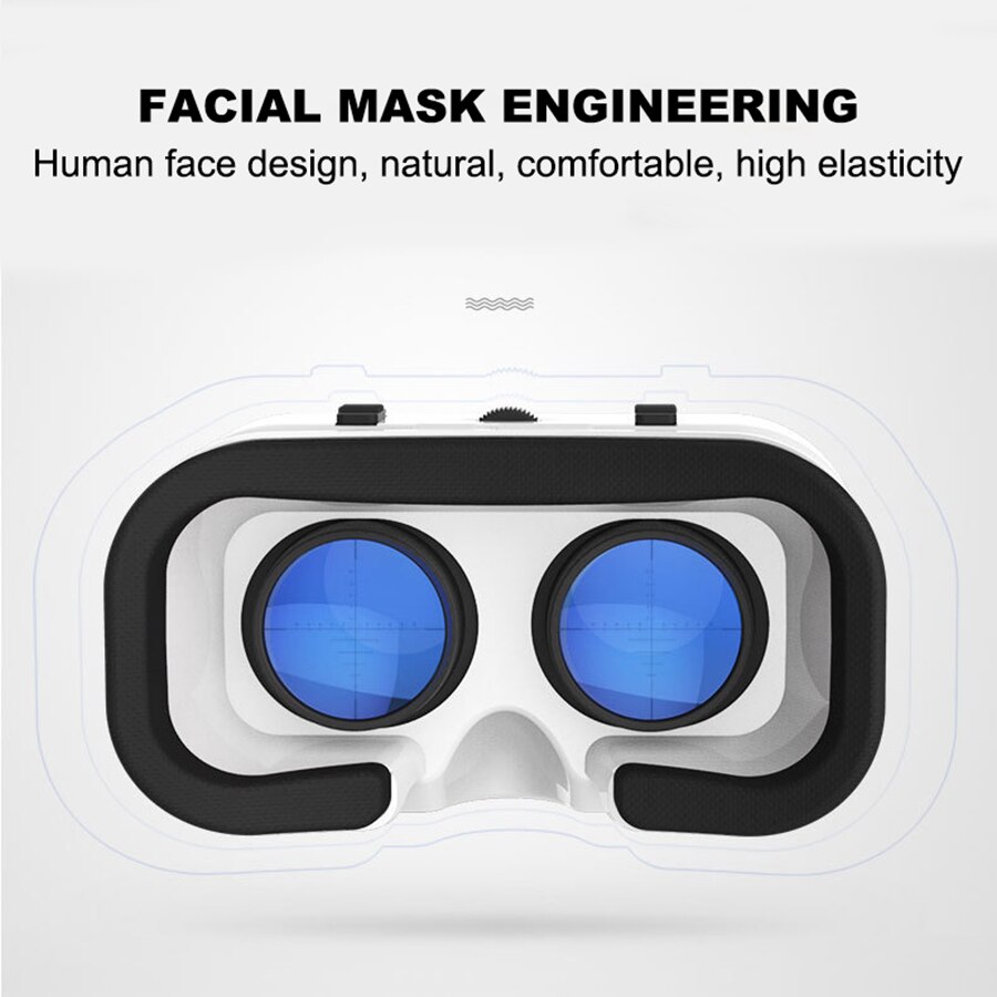 SHINECON-Mini gafas de realidad Virtual VR 3D, 360 grados, casco para teléfonos inteligentes de 4,7-6,53 pulgadas, caja de películas y videojuegos