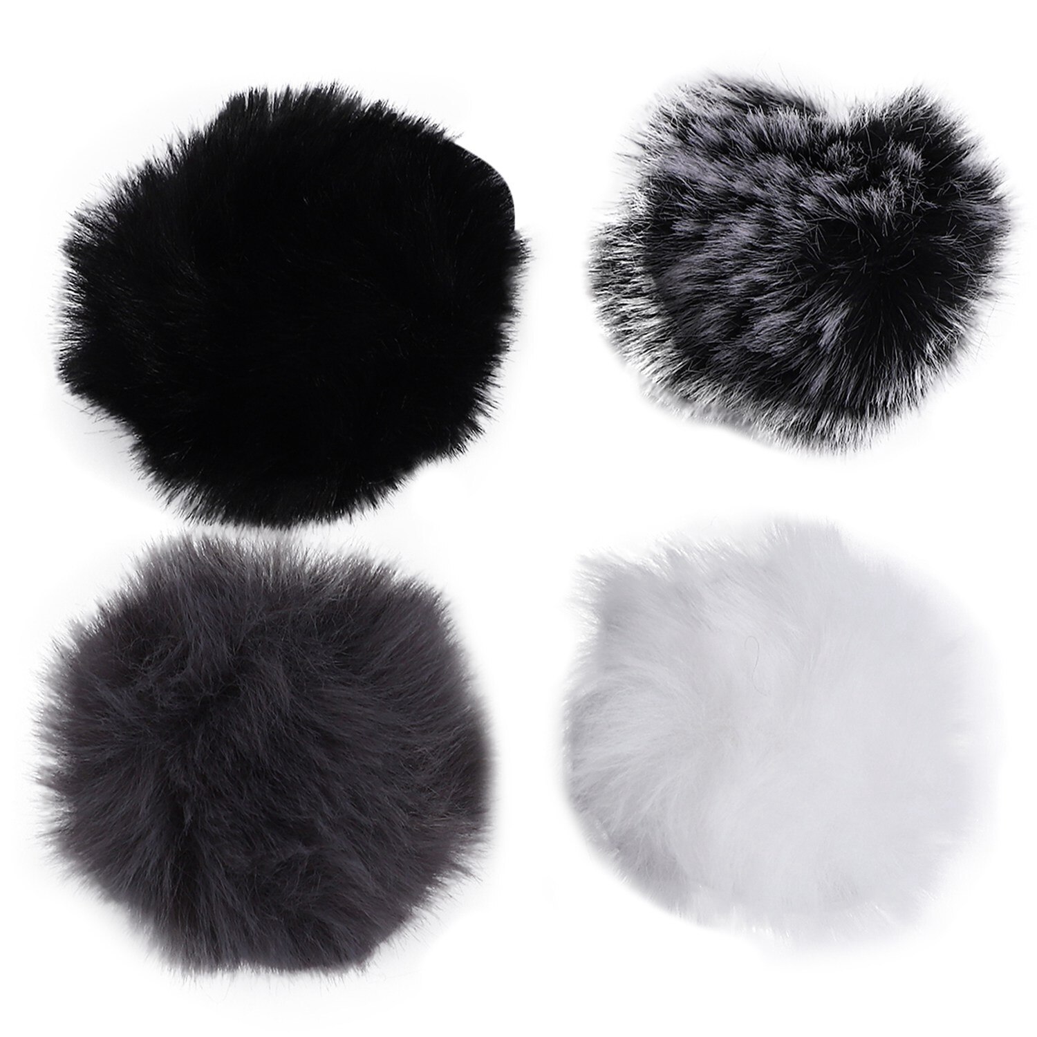 Universeller lavalier-mikrofon-windschutz mit fellbezug, weich, für sony, rode und boya ansteckmikrofone 5mm