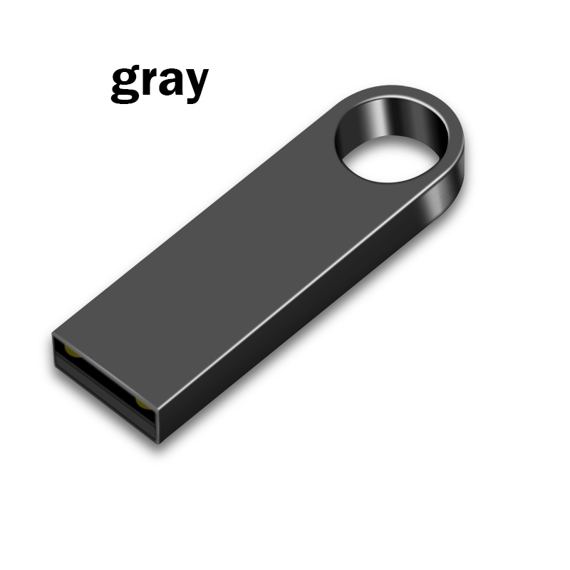 USB Flash Drive 2.0 Flash Pendrive 8GB 16GB 32GB 64GB 128GB Cle USB 2.0 Stick Pen Drive 128GB 64GB 32GB 16GB 8GB Darmowa wysyłka: SZARY / 16GB