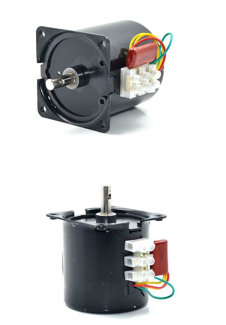 50KTYZ 6W permanent magnet synchronous AC slow speed motor, forward and reverse, single phase 220v,