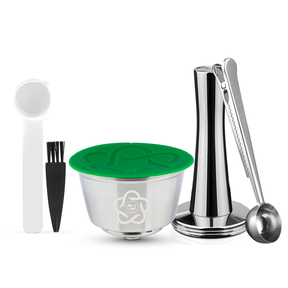 Kapsułka do kawy dla Dolce Gusto Mini Me kapsułka do kawy wielokrotnego użytku piccolo xs kapsułki filtry Crema ze stali nierdzewnej icafilas: MULTI