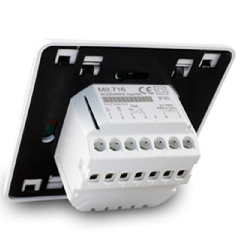 M9.716 kontakt sn ukeprogrammering gulvvarme termostat elektrisk oppvarming elektrisk gulvvarme 16a