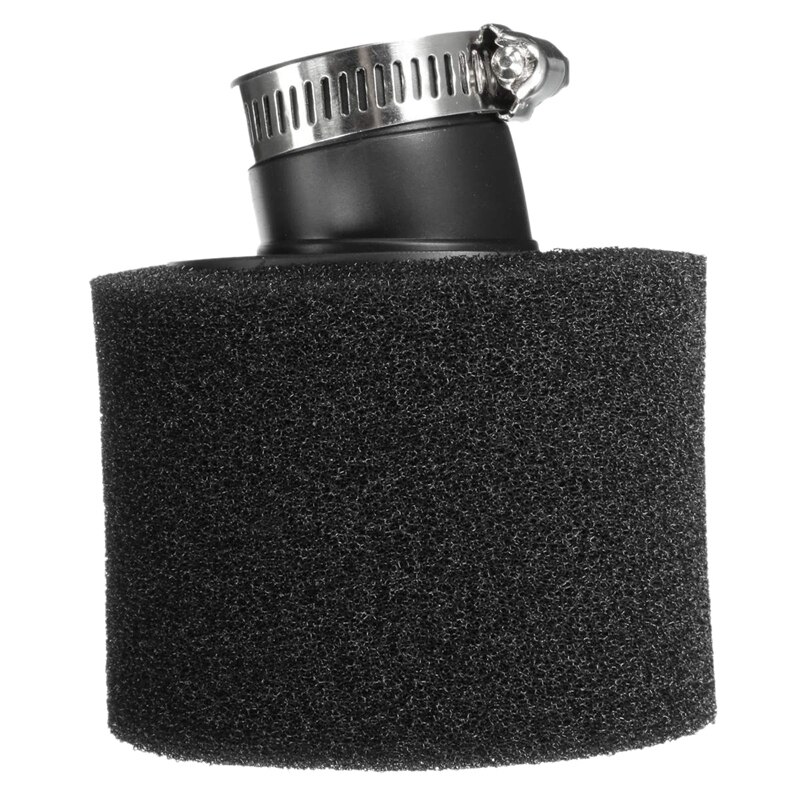 Filtro de aire de espuma de esponja negra para motocicleta 200, 250 cc, moto de nieve Atv: 48mm