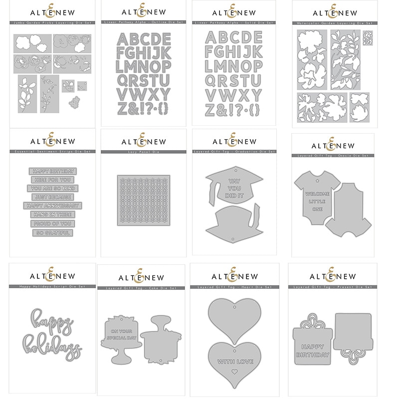 CH nouveauté amour et lettres matrices de découpe en métal pour Scrapbooking pratique pratique Album de bricolage carte outils faits à la main