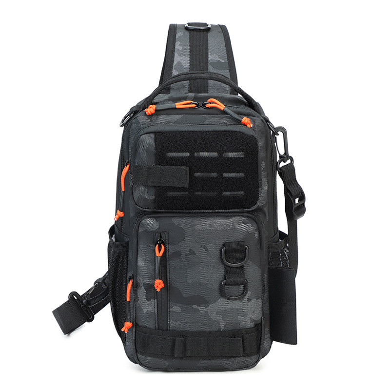 Waterproof Shoulder Bag for Men Multi-funtional Outdoor Sling Bag Causal Mens Small Bag Crossbody Bags for Men Large Capacity: GRAY