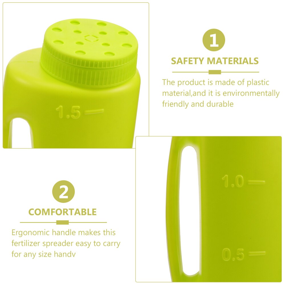 2L Handheld Spreader Salt and Spreader Melt Salt Dispenser for Lawn Garden