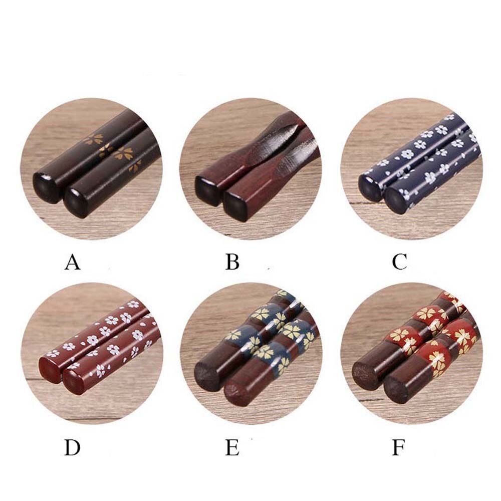 Palitos de madera Natural japoneses reutilizables, palitos para Sushi, herramientas de cocina tradicional Vintage hechas a mano