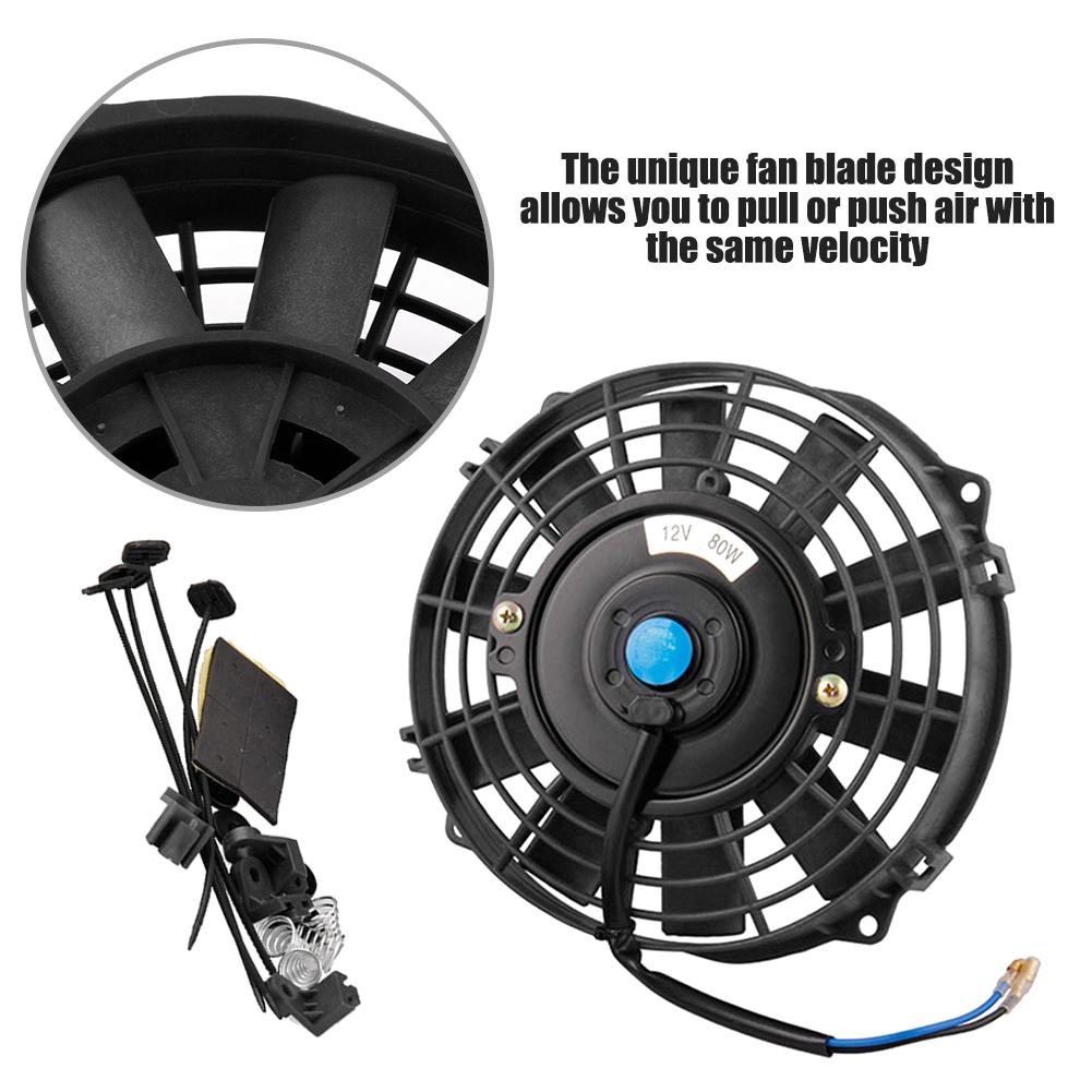 Car fan Cooling Fan High Power Car Universal Water Tank Electronic Fan Cooler Radiator Cooling Thermo Electric Fan