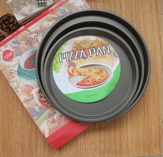 3 stks/set 9 inch 10 inch 12 inch bakvorm 7 8 9 pizza plaat pizza pan pizza plaat oven non-stick pizza pan Schotel JC 0510