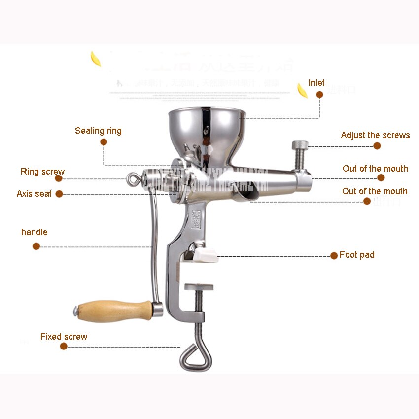 Home 304 Stainless steel citrus juicer orange lemon fruit juicer manual hand press juicer commercial pressing machine