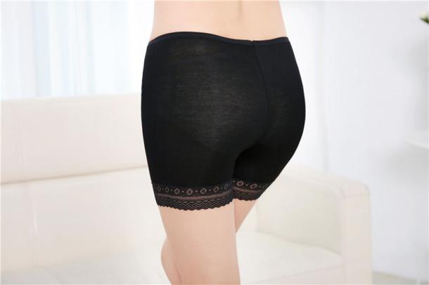 Vrouwen Plus Size Kant Veiligheid Korte Tiered Rokken Broek Lingerie Boxer Vrouwen Comfortabele Slipje Ropa Interieur Femenina # T5P