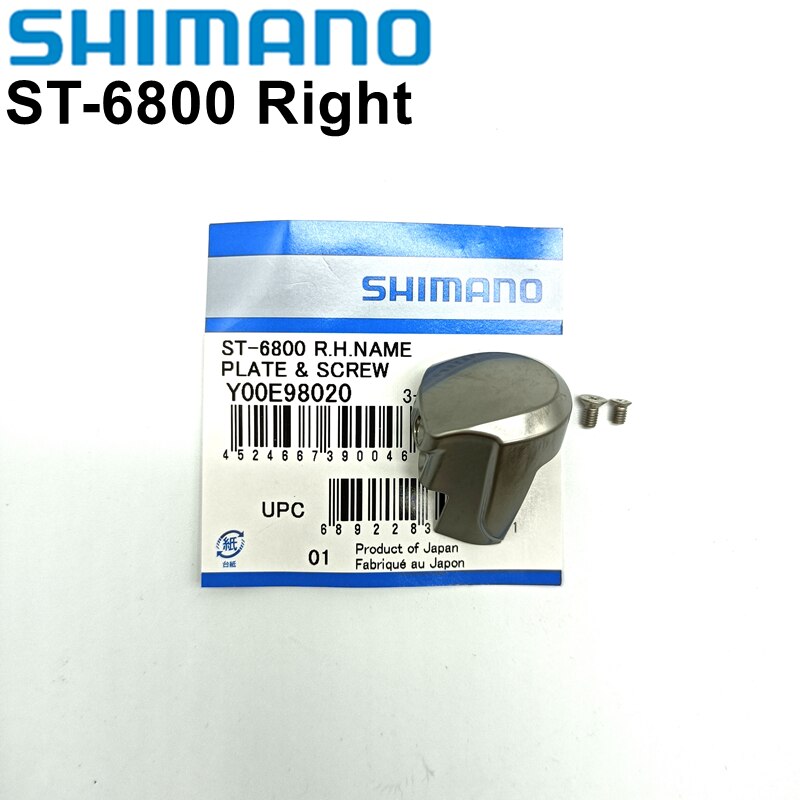 Shimano Ultegra – plaque nominative, levier de changement de vitesse, vis droite gauche ST ST-6800, 6800: ST-6800 Right