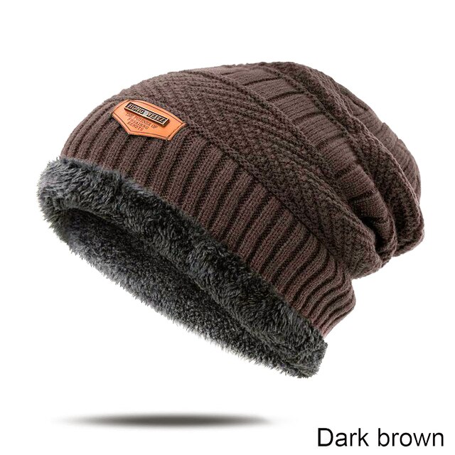 Xiaomi Mijia-gorros gruesos de terciopelo para hombre, boinas calientes para el invierno, a la , Unisex: Dark-Drown