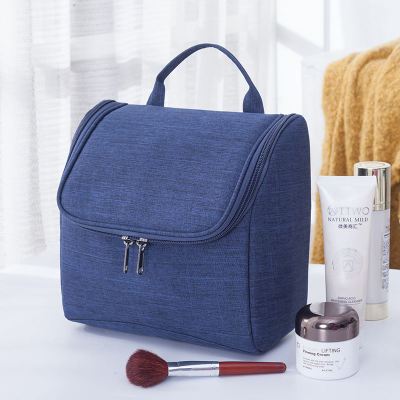 Neue Wasserdichte Männer Hängen Make-Up Tasche Oxford Reise Veranstalter Kosmetik Tasche für Frauen Necessaries Machen Up Fall Waschen Kulturbeutel: Dark Blue C