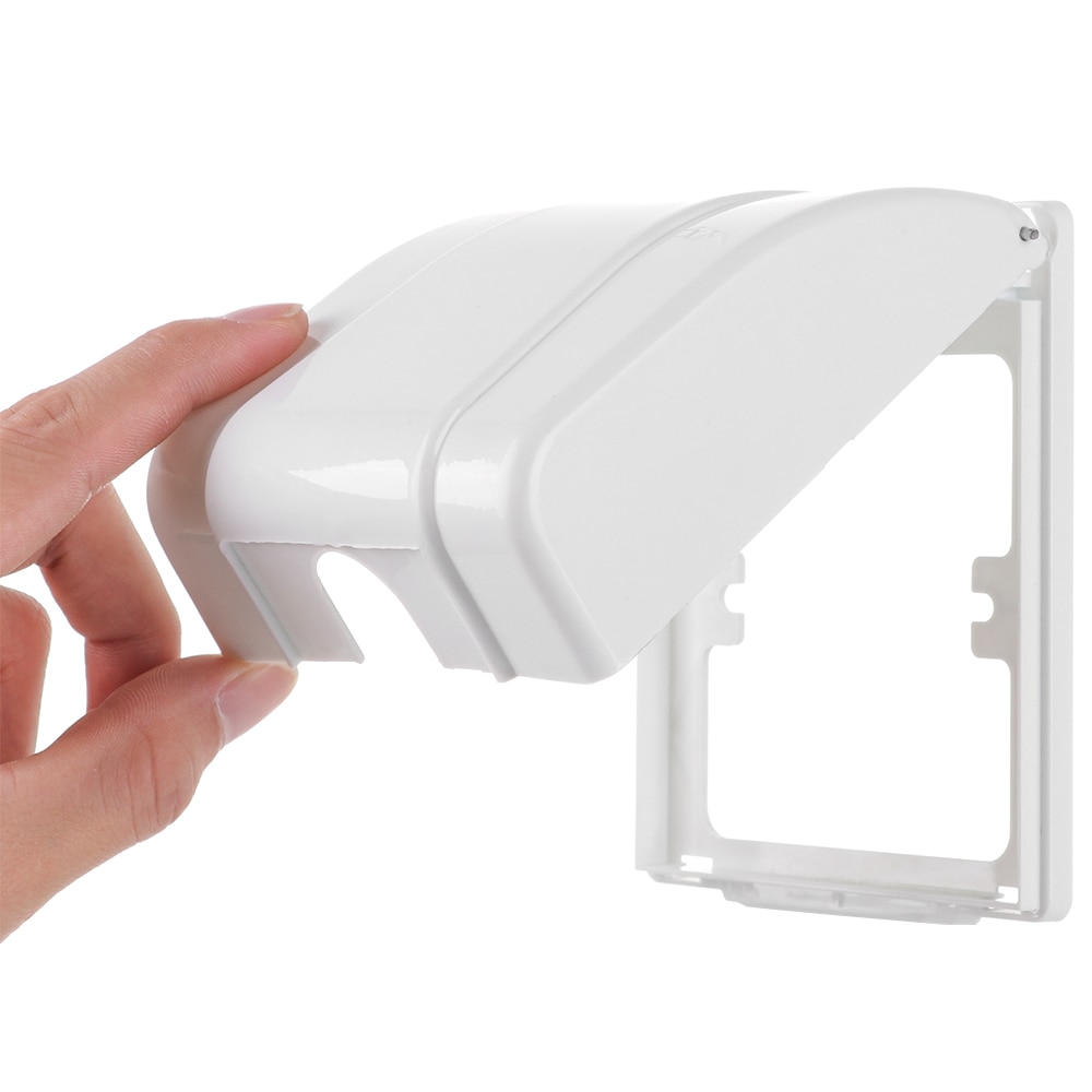 86 type plast stikkontakt beskytter bryter sprutboks gjennomsiktig elektrisk plugg deksel kjøkken toalett bad sikkerhets vanntett boks