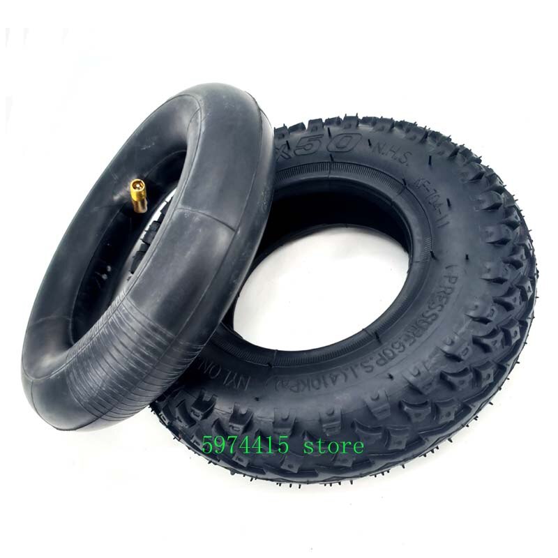 Bandenmaat 8X2 &quot;En Binnenband 200X50 Volledige Wielen Off Road Band Voor Elektrische Scooter Wiel Stoel Truck Pneumatische trolley Winkelwagen: Tire and Inner Tube