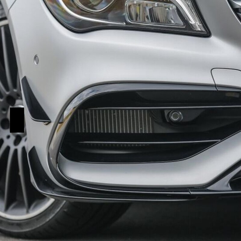 Auto Vorderen Stoßfänger Seite Nebel Licht Splitter Spoiler für Mercedes BENZ CLA Klasse W117 C117 CLA45 CLA200 CLA220 AMG