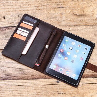 Handtas Apple 12.9 Inch Ipad Geval Lederen Ipad Tassen Reizen Business