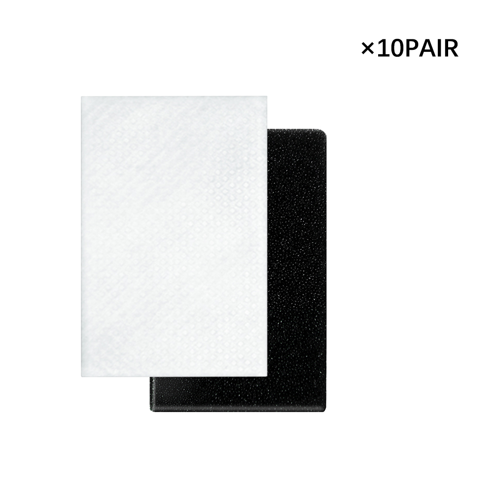 10 Paar Filter für Weinmann Prisma CPAP-Beatmungsgeräte, schwarze Schaumstofffilter und weißer ultrafeiner Filter: Default Title
