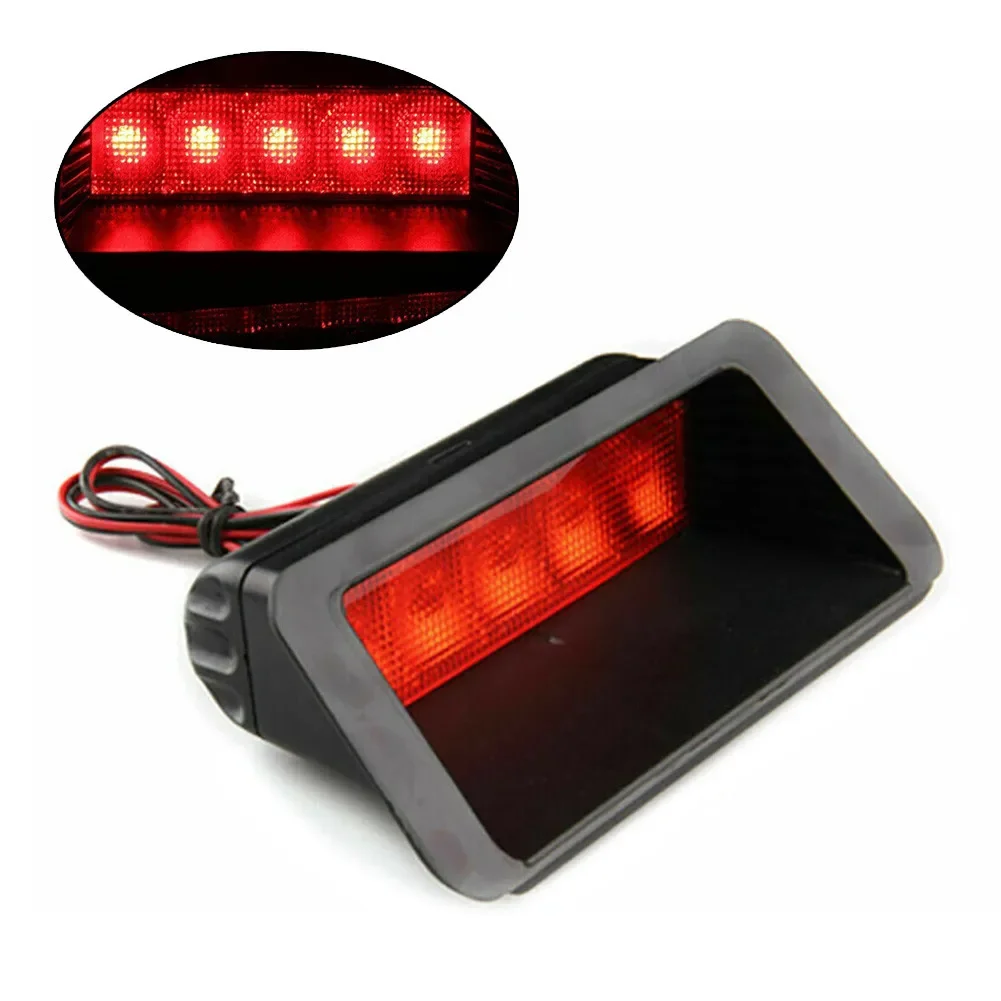 Universal 5LED Brake Lights 12V High Mount Rear Third Tail Stop Signal Lamp Car Auto Accessories DRL Fog Bulb