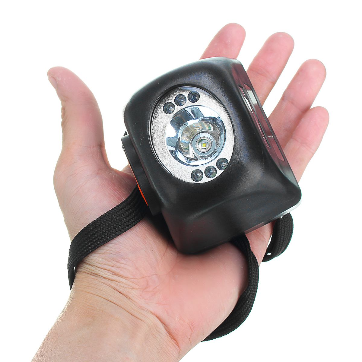 digital 3w 4500lm gruvearbeider lampe lys ledet vise vise hjelm lokk lampe trådløs hodelykt utendørs bærbar belysning hode beltelader
