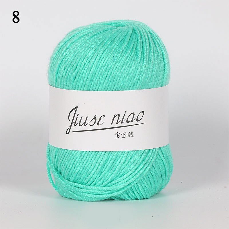 50g/ball Baby Worsted Wool Needlework Cotton Yarn Thread Skin Friendly Knitted Cashmere Yarn Crochet Yarn: 8