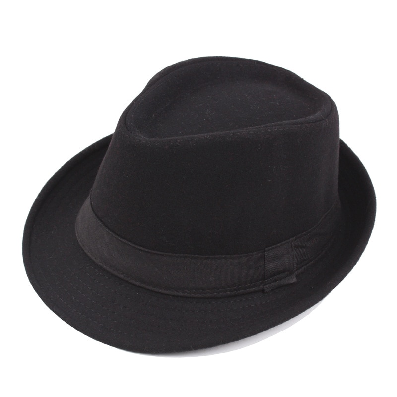 Vinter hat bred randen fedora jazz hat mænd udendørs hat retro bowler hatte gorro