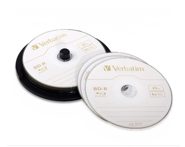 Verbatim bd -r 25gb 6x beschrijfbare blu-ray discs bdr blanco blu-ray discs 10 stuks/lot