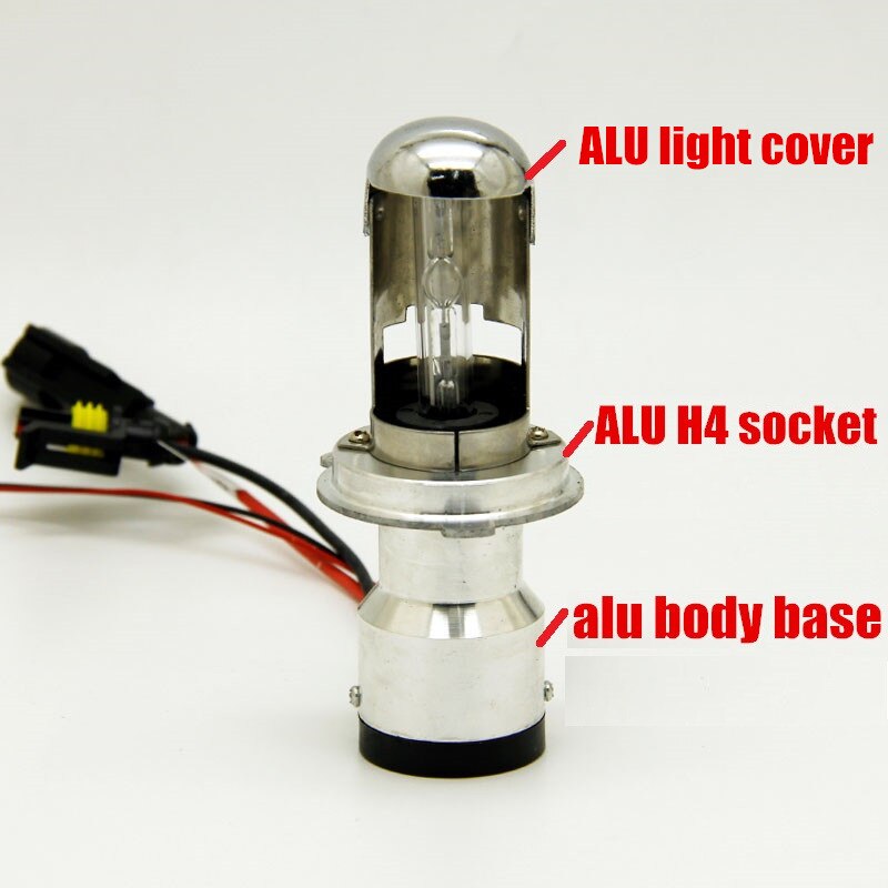 Gute Bi-Xenon H4 Xenon Bausatz versteckt Hallo Lo lampen 55w H4 Bi Xenon lampen scheinwerfer 6000K 8000K H4-3