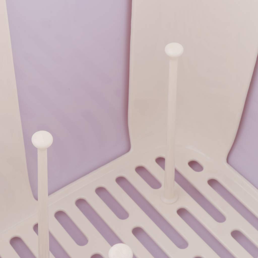 Portable Baby Milk Bottle Tableware Storage Box Dryer Feeding Bottle Cleaning Drying Rack Large Capacity Bottle Holder Organizer