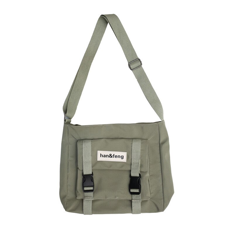 Japonês grande-capacidade bolsa de lona novo 2021 legal função à prova dwaterproof água estudante mensageiro saco de escola bolsas crossbody saco