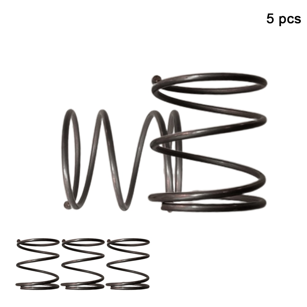 Outil de jardinage 5 pièces, ressorts à tête coupe gazon, pièces métalliques, avec Compression universelle, remplacement de la bobine de tondeuse et débroussailleuse