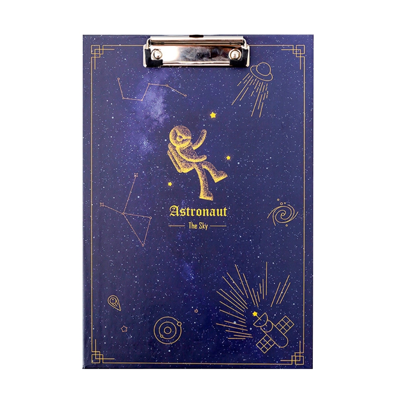 Metal Clipboard Writing Pad File Folders Document Holder Desk Storage School Office Stationery Supply 3 Sizes D5QC: Aviator